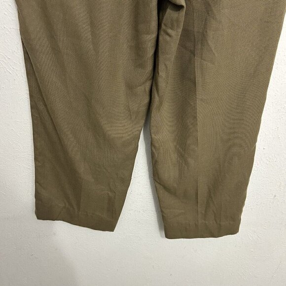 Guy Laroche Vintage Men's Pleated Pin Check Dress Trousers Pants Size 36 Luxury - Picture 7 of 16